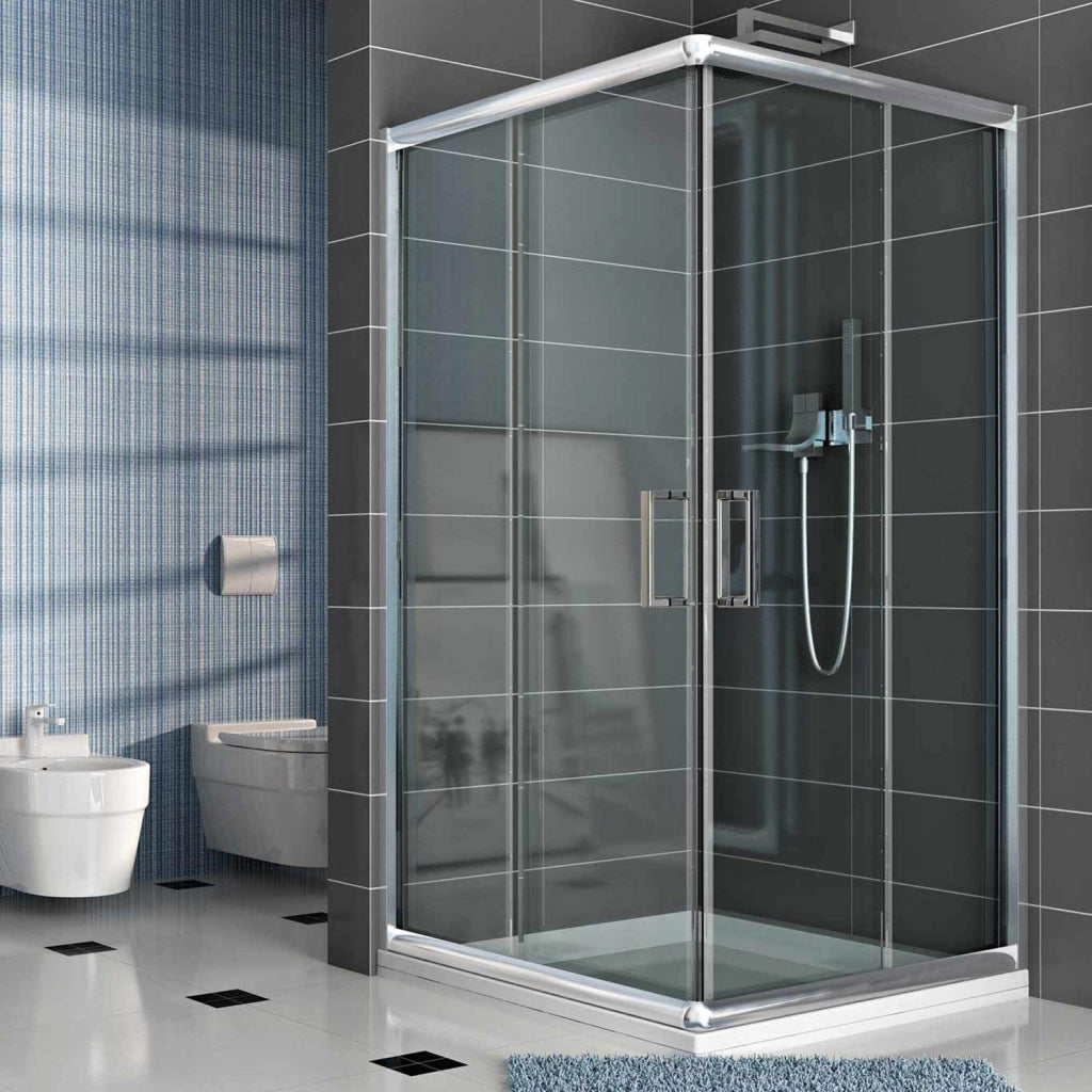 Box Doccia Rettangolare 70x120 H185 Trasparente 6mm mod. Alabama