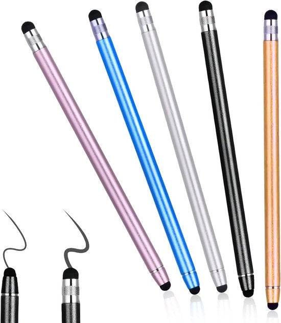 Set di 5 pennelli stilo tablet con alta sensibilità per smartphone e tablet