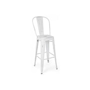 Sgabello bar c-sch minnesota bianco - ant