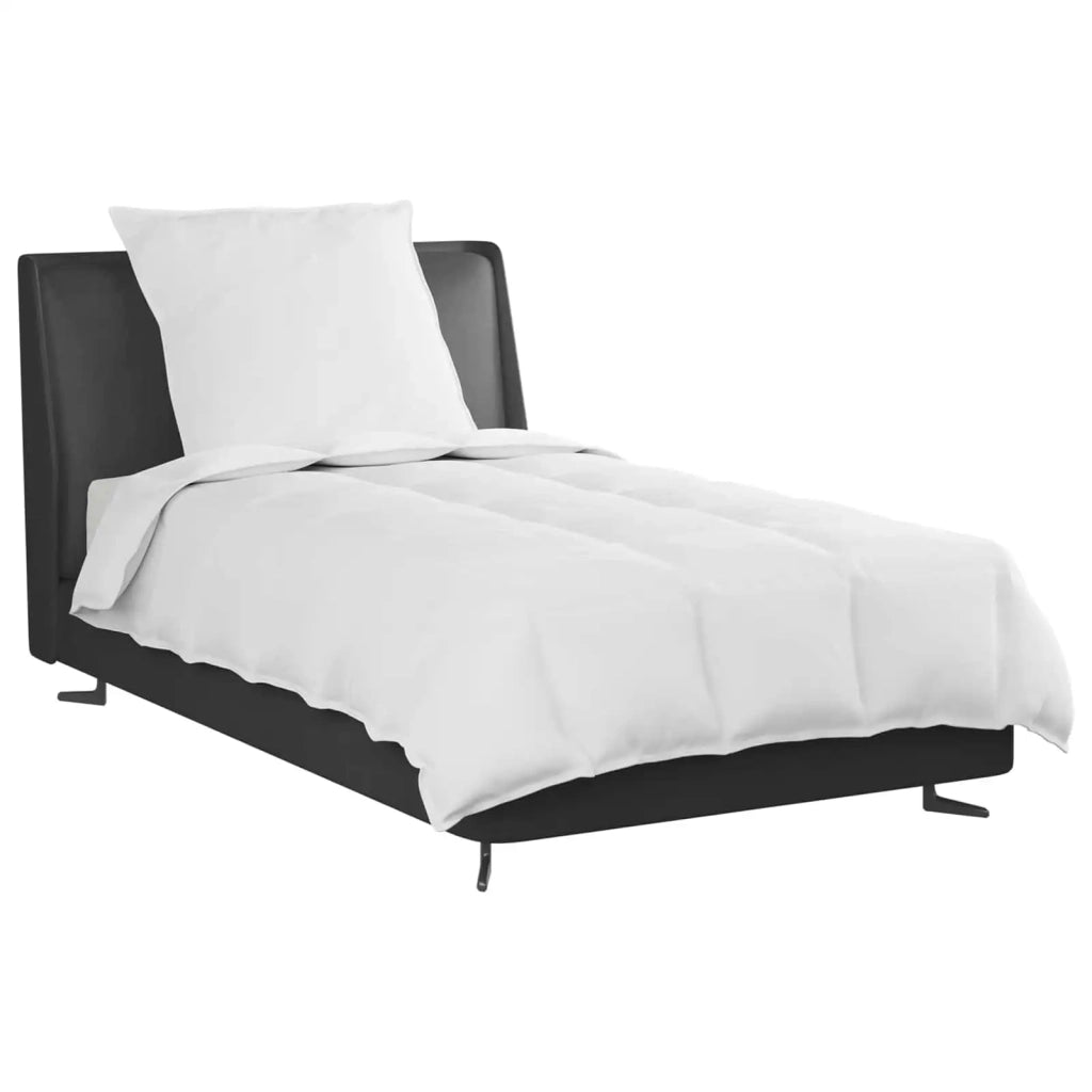 Piumone | Duvet 2-in-1 con cuscino 2 pz Bianco Piuma d'anatra