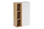 Set mobili bagno con półsłupkiem e regałem Aster White 50 cm