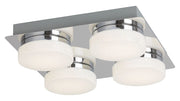 Plafoniera LED Rabalux Hilary 20W cromo 28cm 4000K