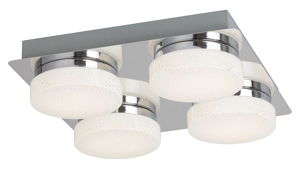 Plafoniera LED Rabalux Hilary 20W cromo 28cm 4000K