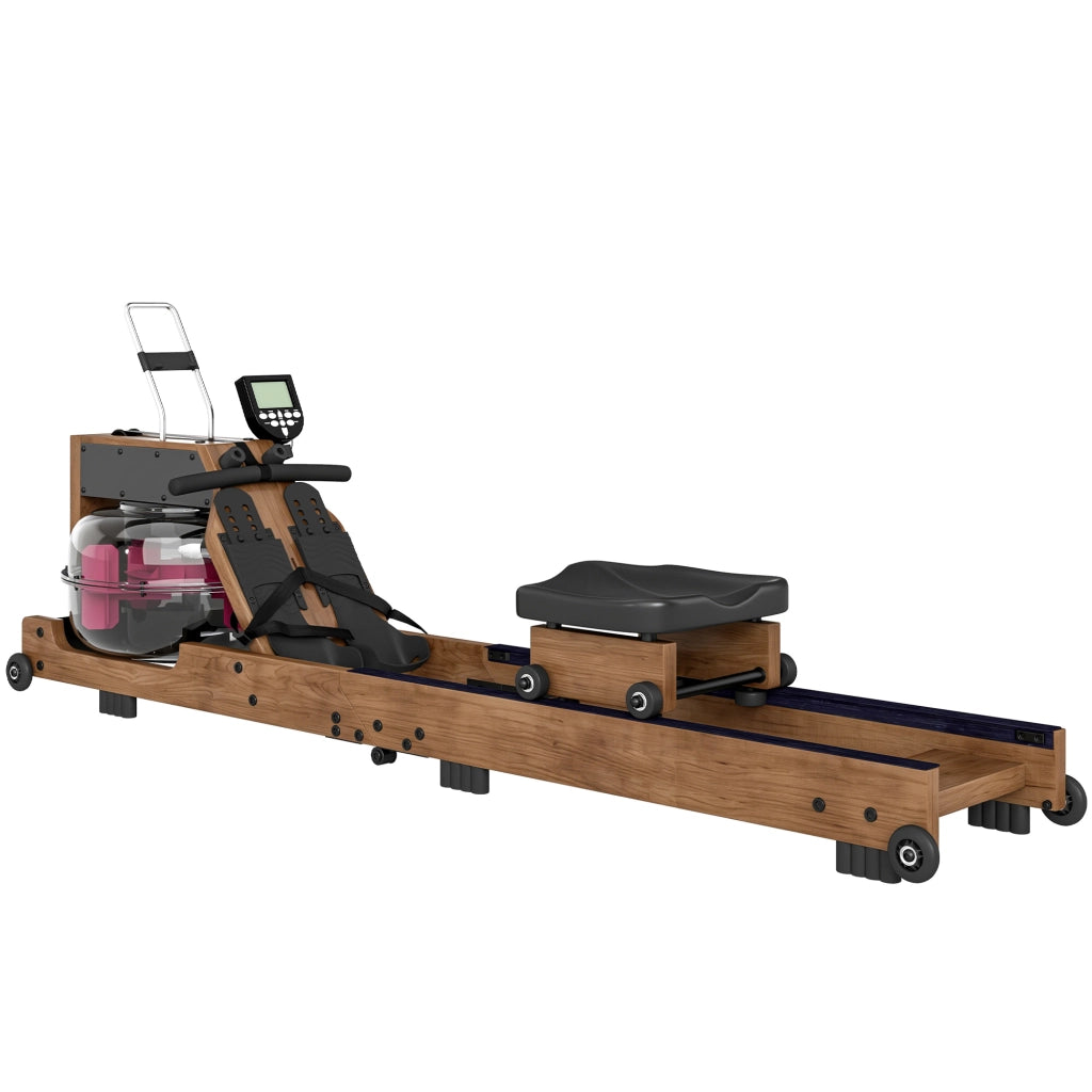 Vogatore ¨C Minimal ¨C Legno di gomma pieghevole con Bluetooth APP scorrimento doppio alluminio LCD fino a 158 kg