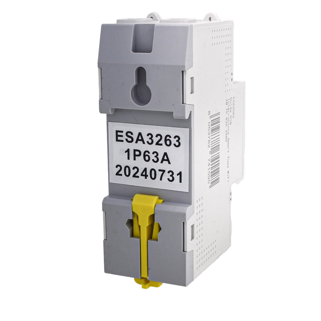 Interruttore Smart Tuya Wifi 1P+N 2M 63A AC 230V IP20 IEC60947
