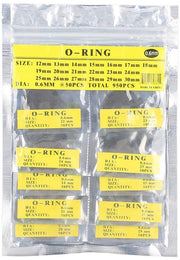 Set di O Ring - Anelli di gomma idrorepellenti per orologi - 950 pezzi