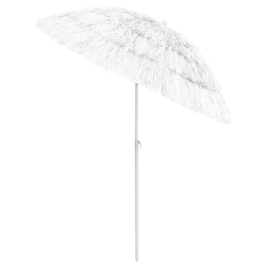 Ombrello | Parasolne da Spiaggia Hawaii Bianco 180 cm