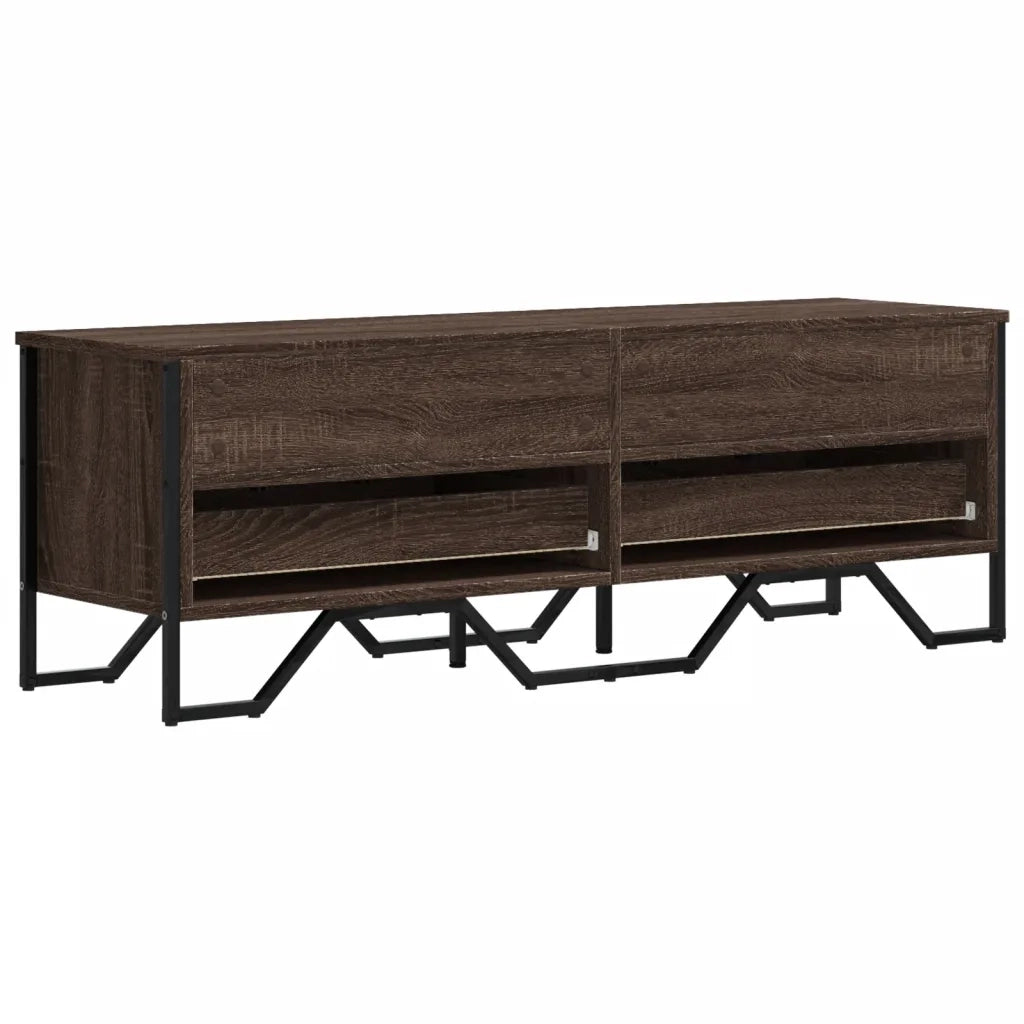 Mobile TV | Armadietto TV | Mobile Porta TV Rovere Marrone 122x34x41cm in Legno Multistrato