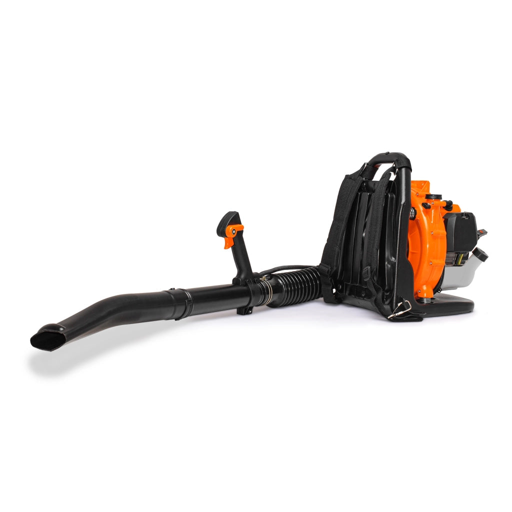 Soffiatore a Zaino 43cc 1.25Kw Semi-Professionale A Spalla con velocità di soffiaggio foglie fino a 150Km/h.