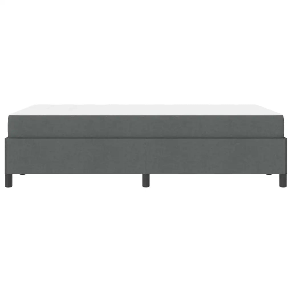 Letto a molle Grigio scuro 120 x 200 cm Tessuto 3398851