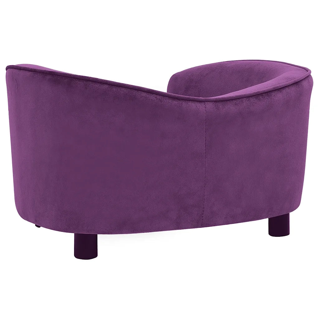 Divano per Cani Borgogna 69x49x40 cm in Peluche 171024