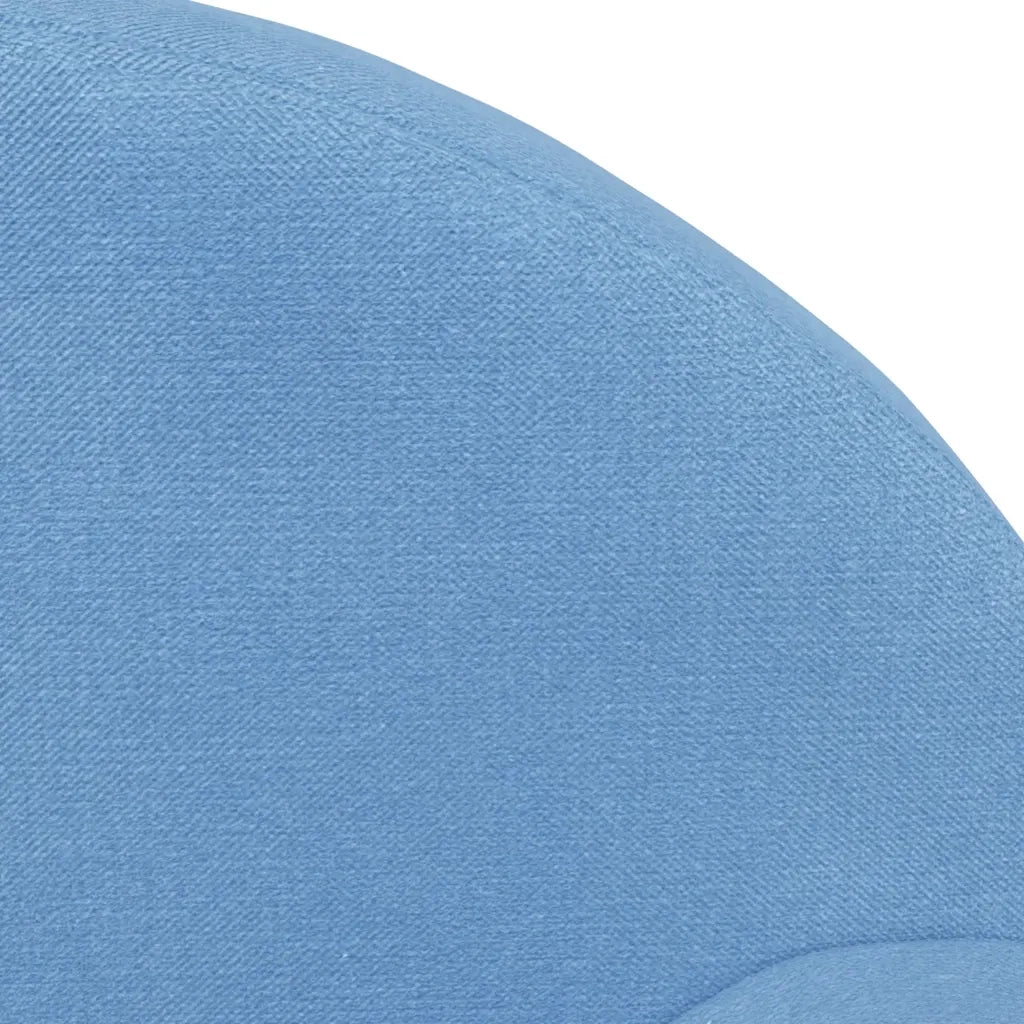 Divano per Bambini Blu in Morbido Peluche 356984