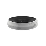 Portasapone in vetro satinato - serie Marble
