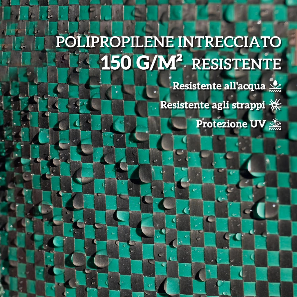 Set 3 Sacchi per Rifiuti da Giardino ¨C Minimal ¨C Verde, ?67x84 cm