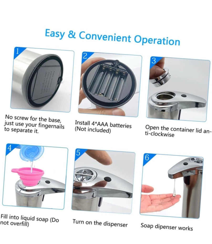 Dispenser sapone distributore automatico con sensore di movimento 59385