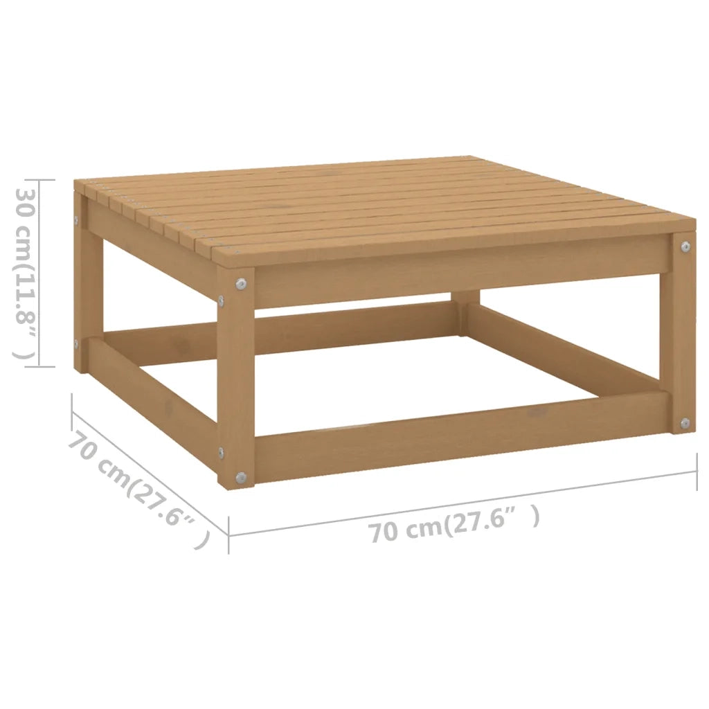 Sgabelli da Giardino con Cuscini 2 pz Legno Massello di Pino CFW4323004