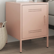 Comodino Rosa 36x39x50,5 cm in Acciaio 842912