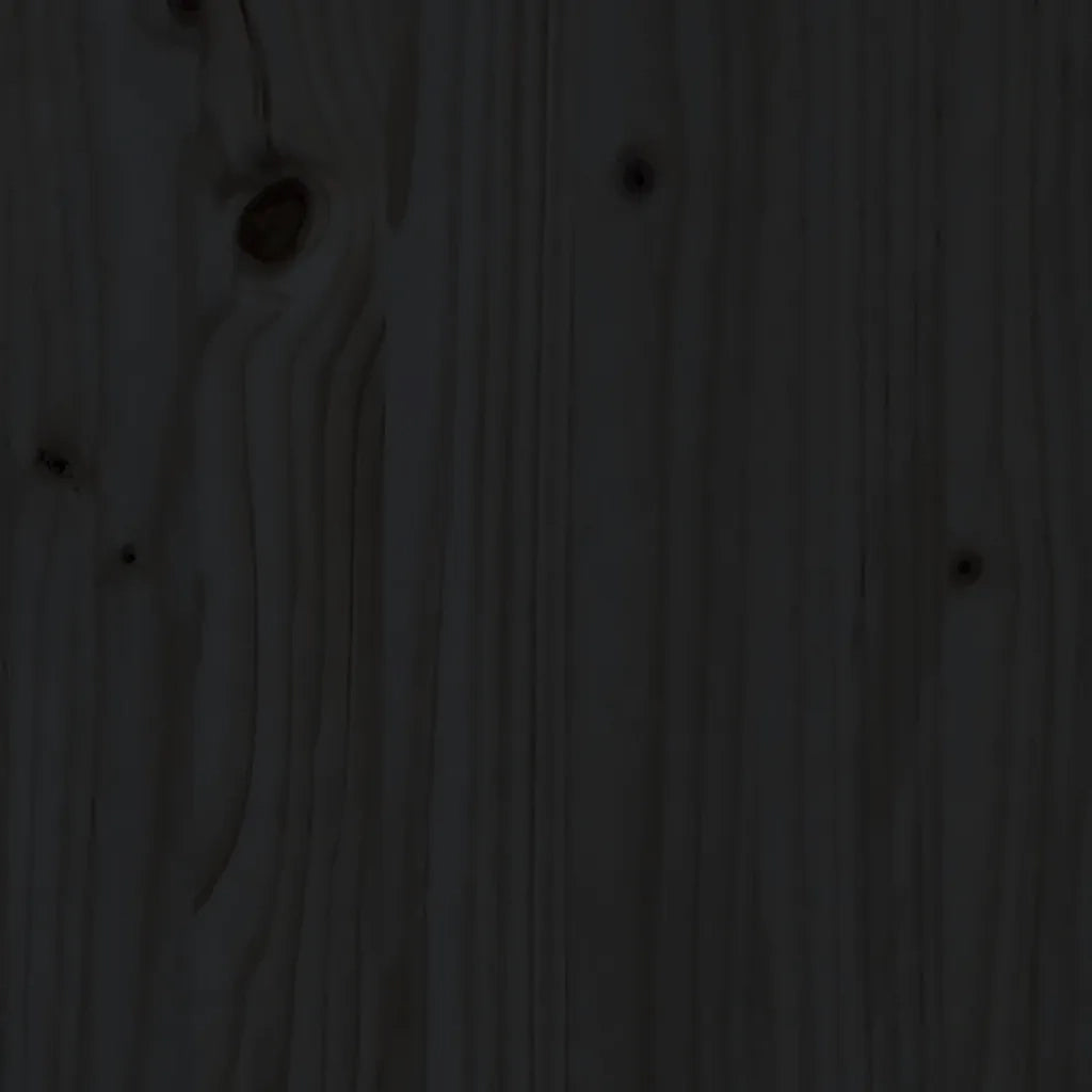 Divani Angolari con Cuscini 2 pz Legno Massello di Pino Nero 825454