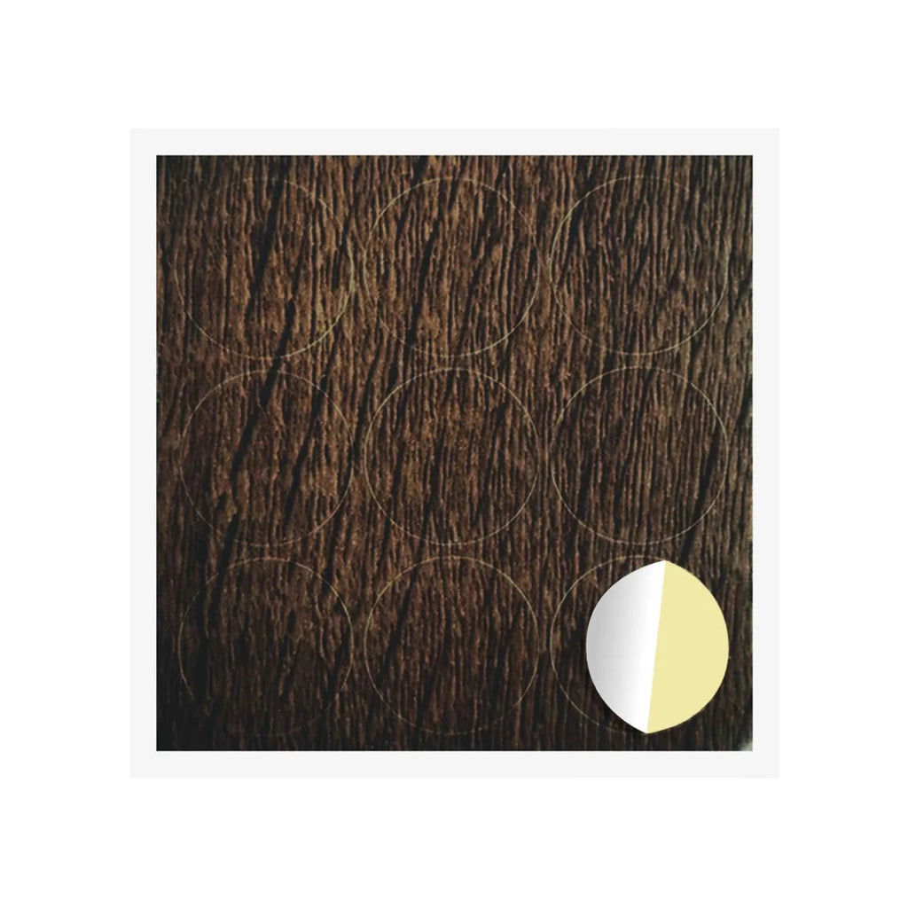 Copertura Vite Adesiva 12 pcs Rovere Marrone Ø 20 x 0,5 mm 864636
