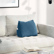 Cuscino per Schiena Blu 45 x 20 x 35 cm Tessuto in Cords 42015018