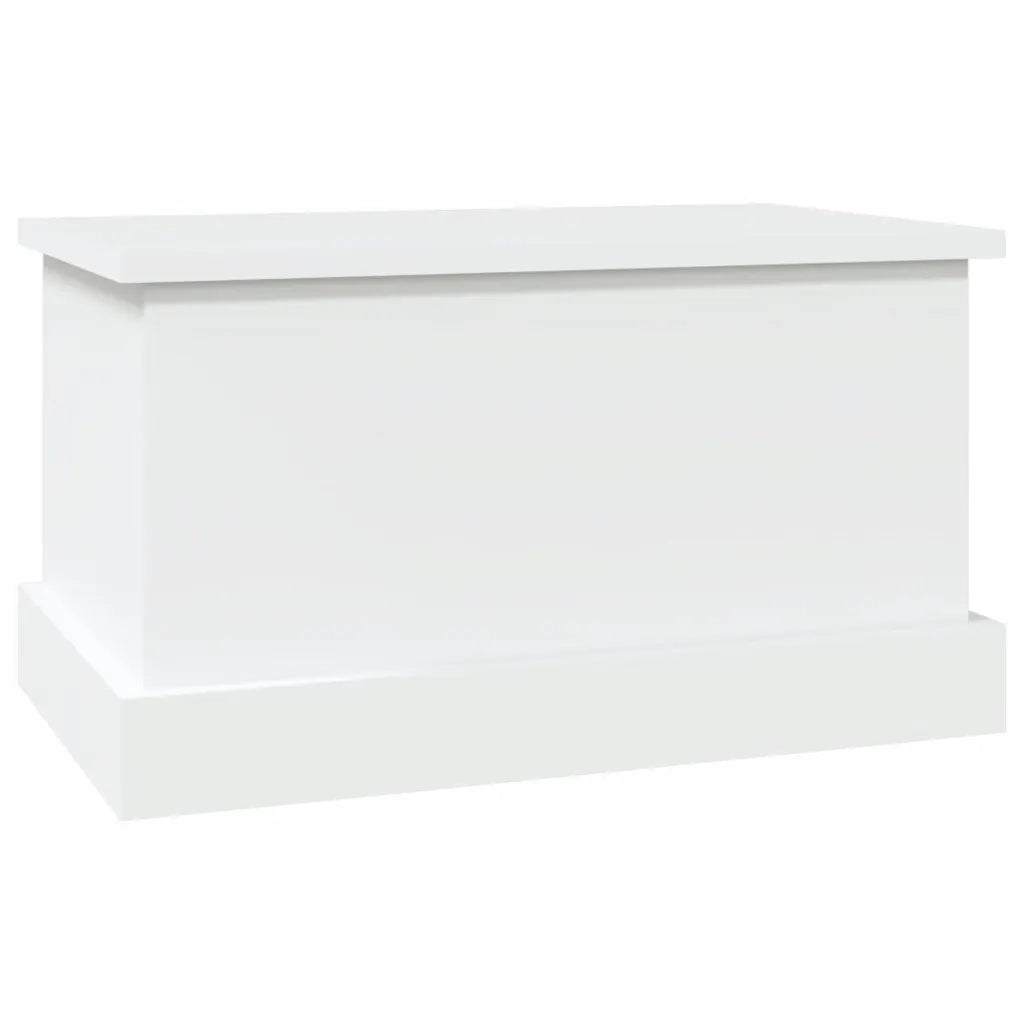 Contenitore Portaoggetti Bianco 50x30x28 cm Legno Multistrato
