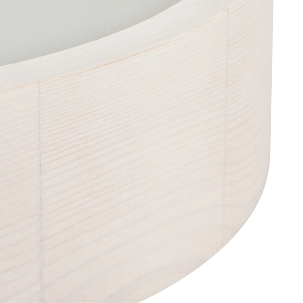 Plafoniera Kanlux Jasmin rotonda 28cm legno bianco E27