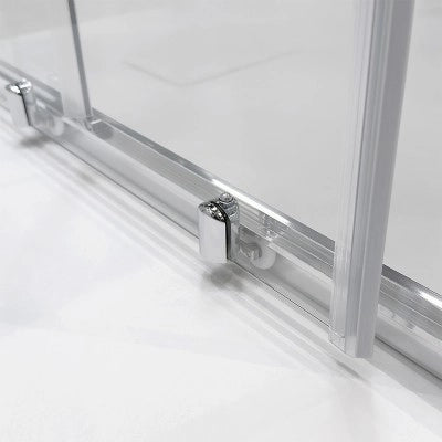 Set 2 ruote inferiori universali in ABS per box doccia scorrevole