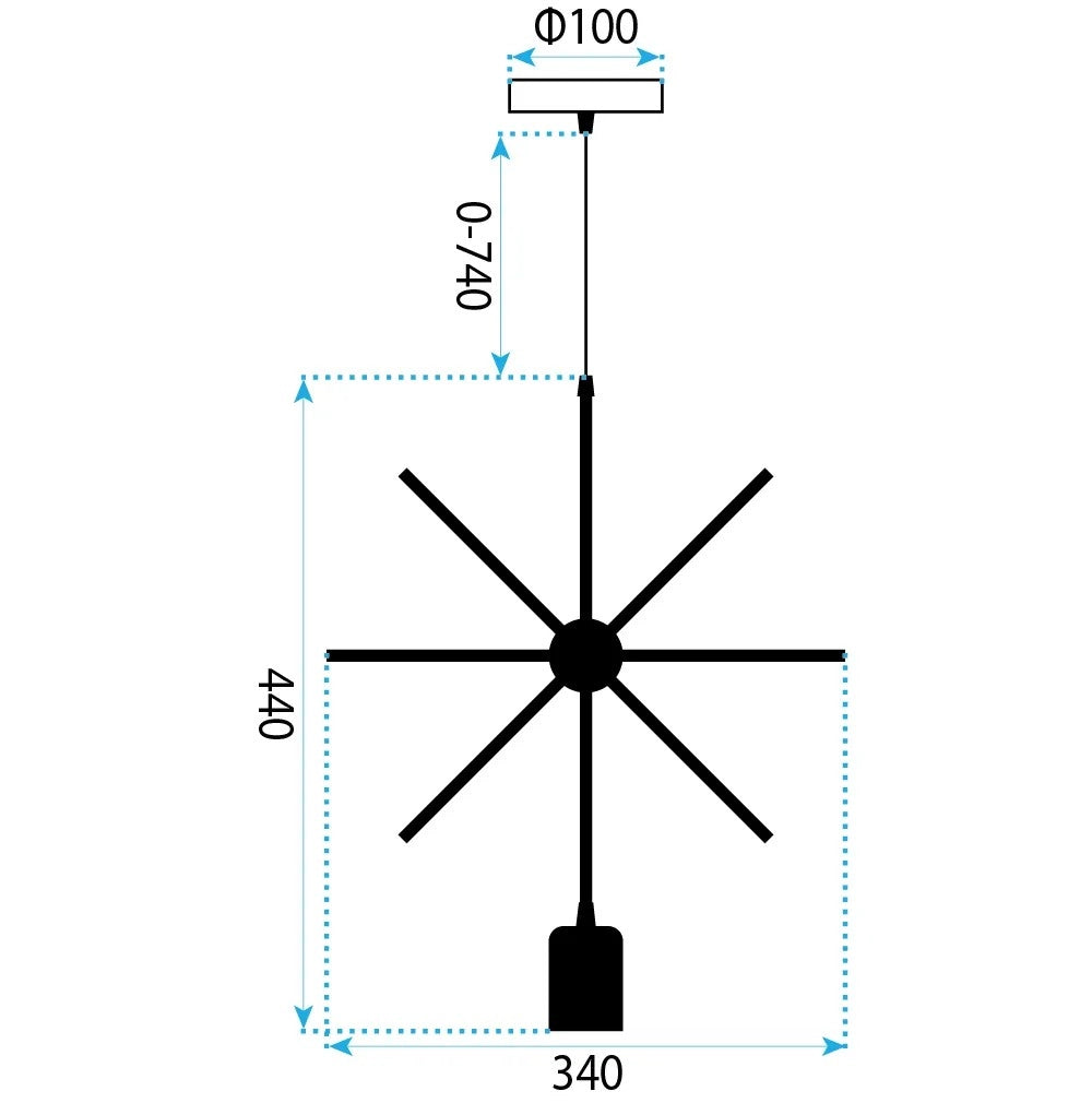 Lampada Geometric Le-02 Star