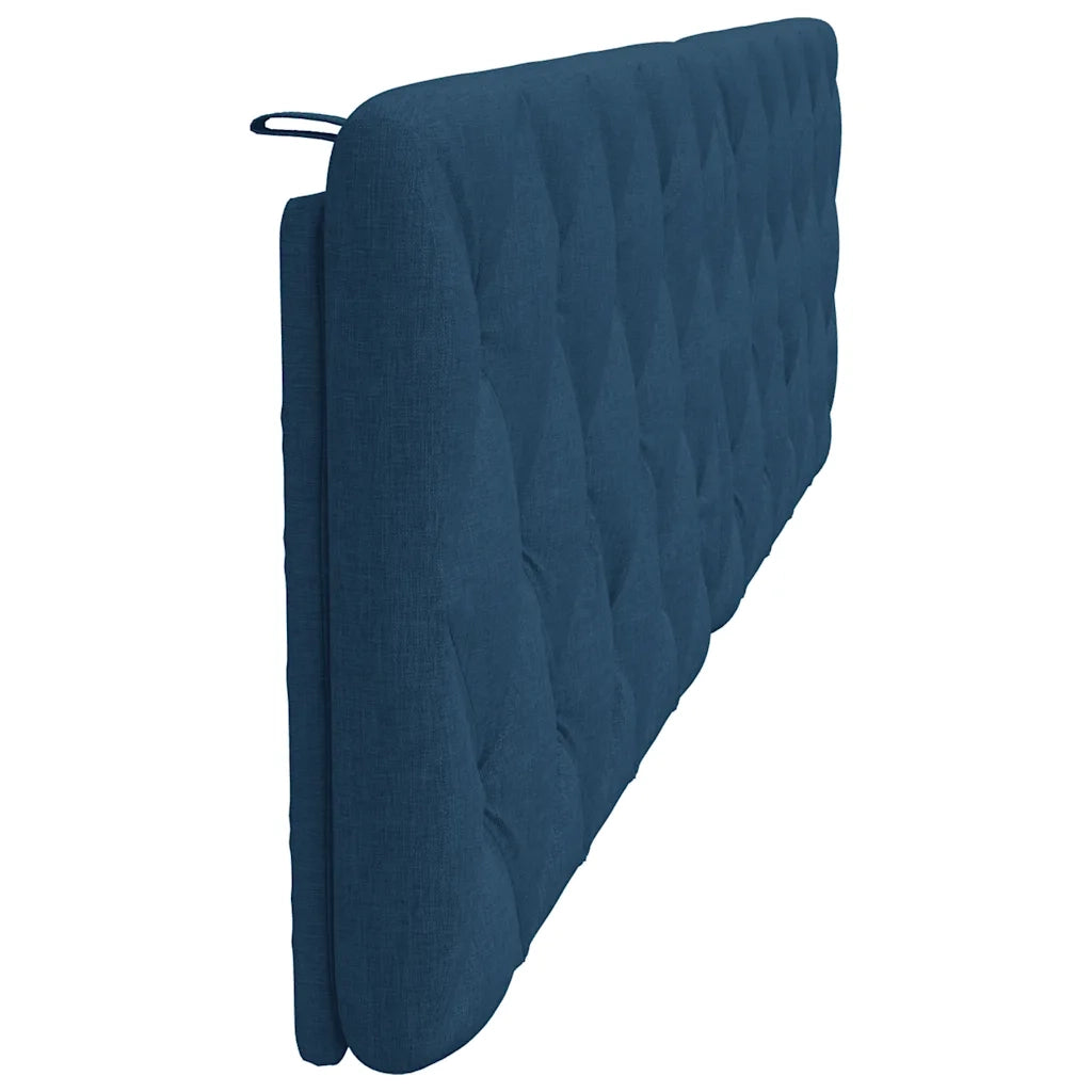Cuscino Testiera Blu 200 cm in Tessuto 4019246