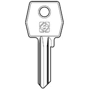 CHIAVE PIATTA AGB AGB3 SILCA - OTTONE NICHELATO- 10 pezzi