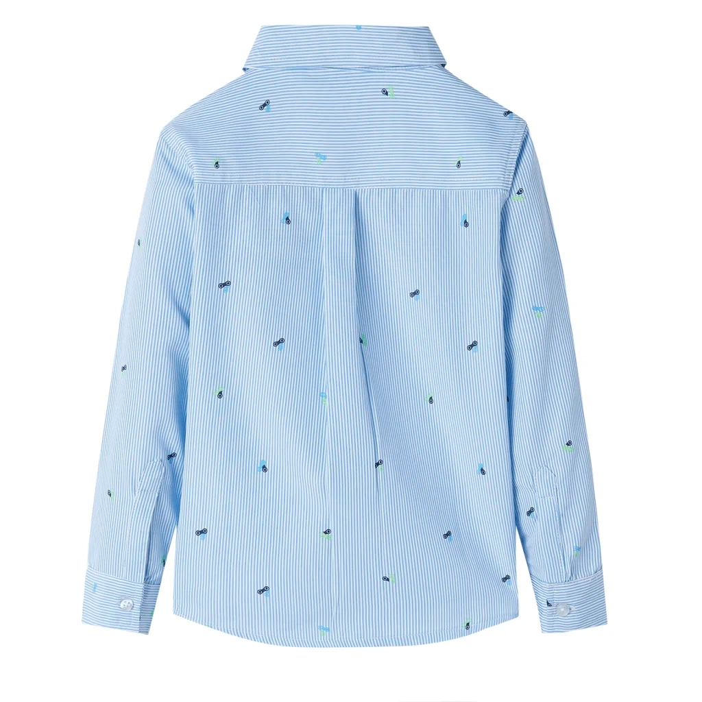 Camicia da Bambino Azzurra 104 12185