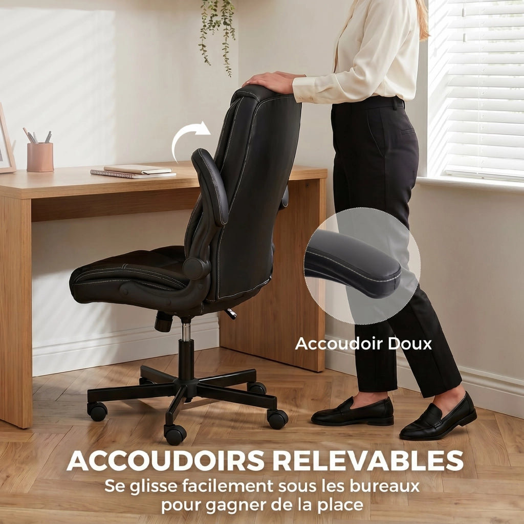 Poltrona da ufficio ergonomica ¨C Zephmum ¨C nero