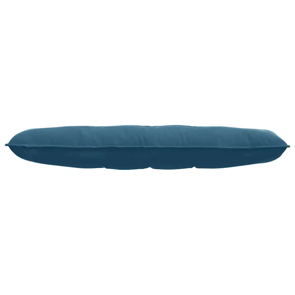 Cuscino per Schiena Blu 140 x 50 cm Tessuto in Cords 42014846