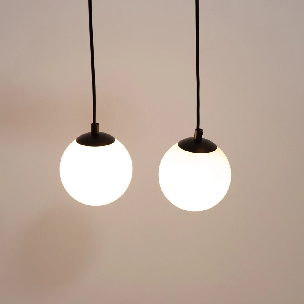 Lampada a sospensione moderna nera Tavira 3 luci Sigma