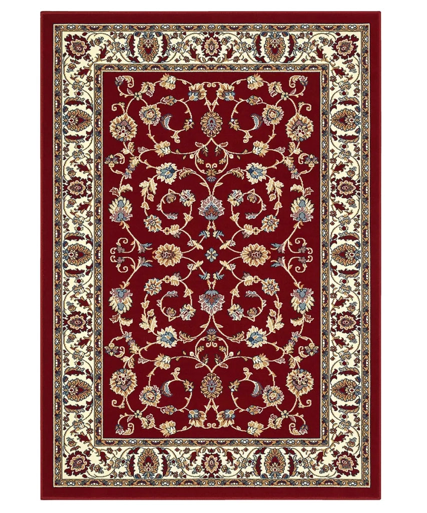 Tappeto passatoia ROYAL SHIRAZ 2079 ROSSO cm.100x200 arredo casa disegno moderno geometrico arredo casa