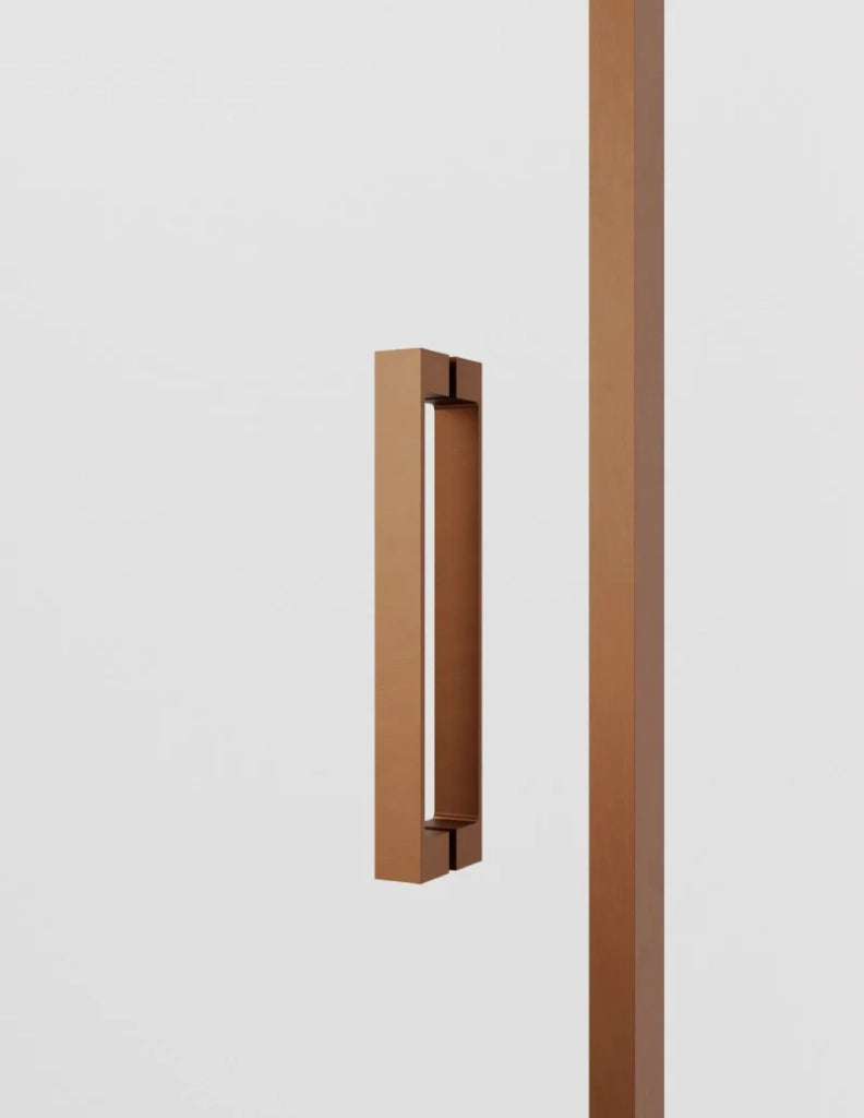 Box doccia ABANTE (TWENTY) 1+1 con lato fisso laterale 115x75 cm Rame