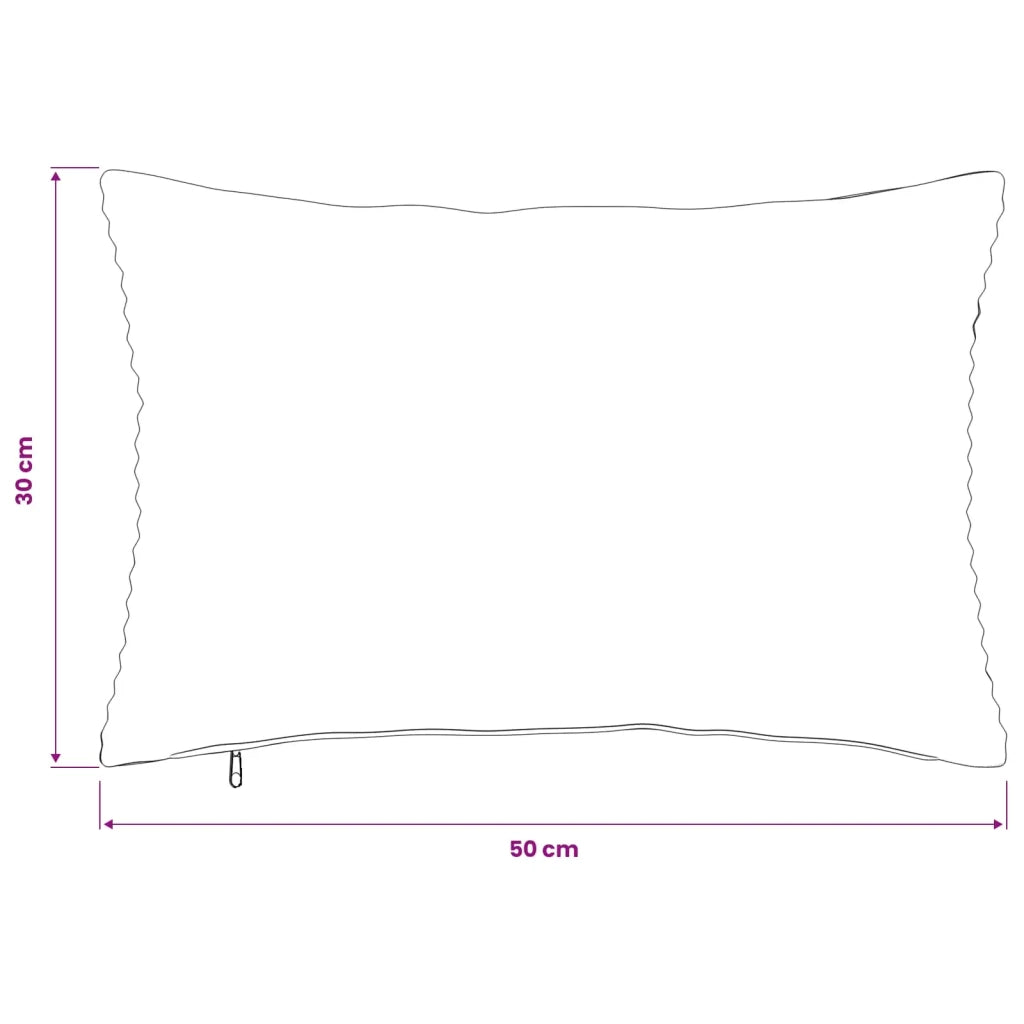 Federa 2 pcs HEERLEN Verde 30 x 50 cm corduroy 907769