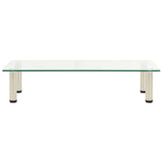 TV | Armadietto TV | Mobile Porta TV Stand Transparent 80x35x17 cm Tempered Glass
