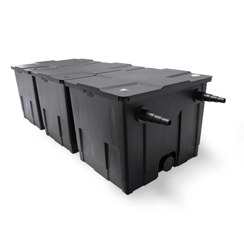 Set per laghetti da 90000l Filtro Chiarificatore UVC 36W Pompa 80W e tubo da 25m