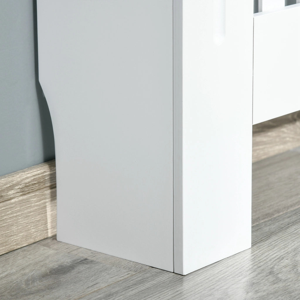 Mobile TV per termosifone ¨C Minimal ¨C 78x19x81 cm bianco