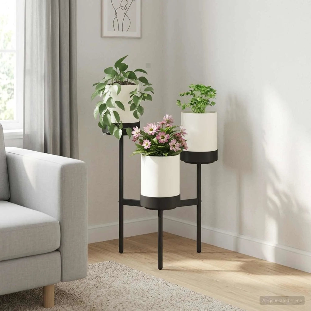 Supporto per Fiori Bianco 54 x 49 x 81 cm 42033402