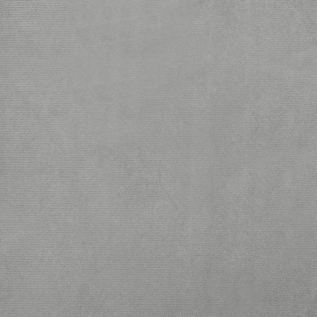 Lettino per Cani Grigio Chiaro 70x48x22 cm in Velluto 172013