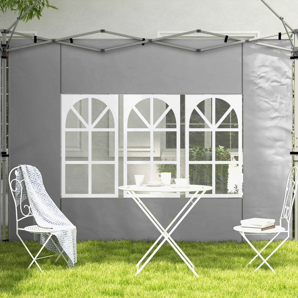 Pannelli Laterali per Tendone ¨C Minimal ¨C Grigio Chiaro 295x195 cm