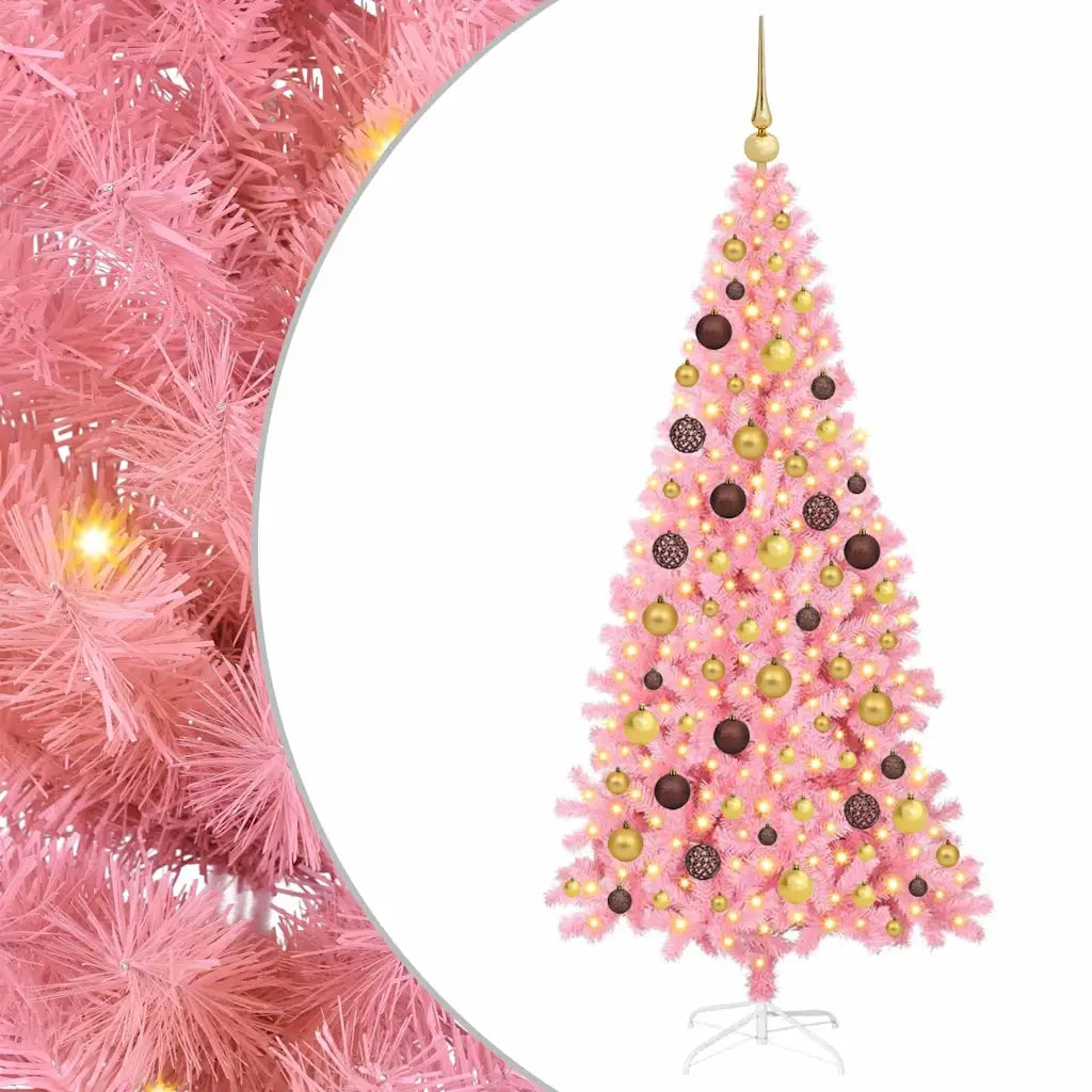 Albero di Natale Rosa 180 cm PVC 3396426