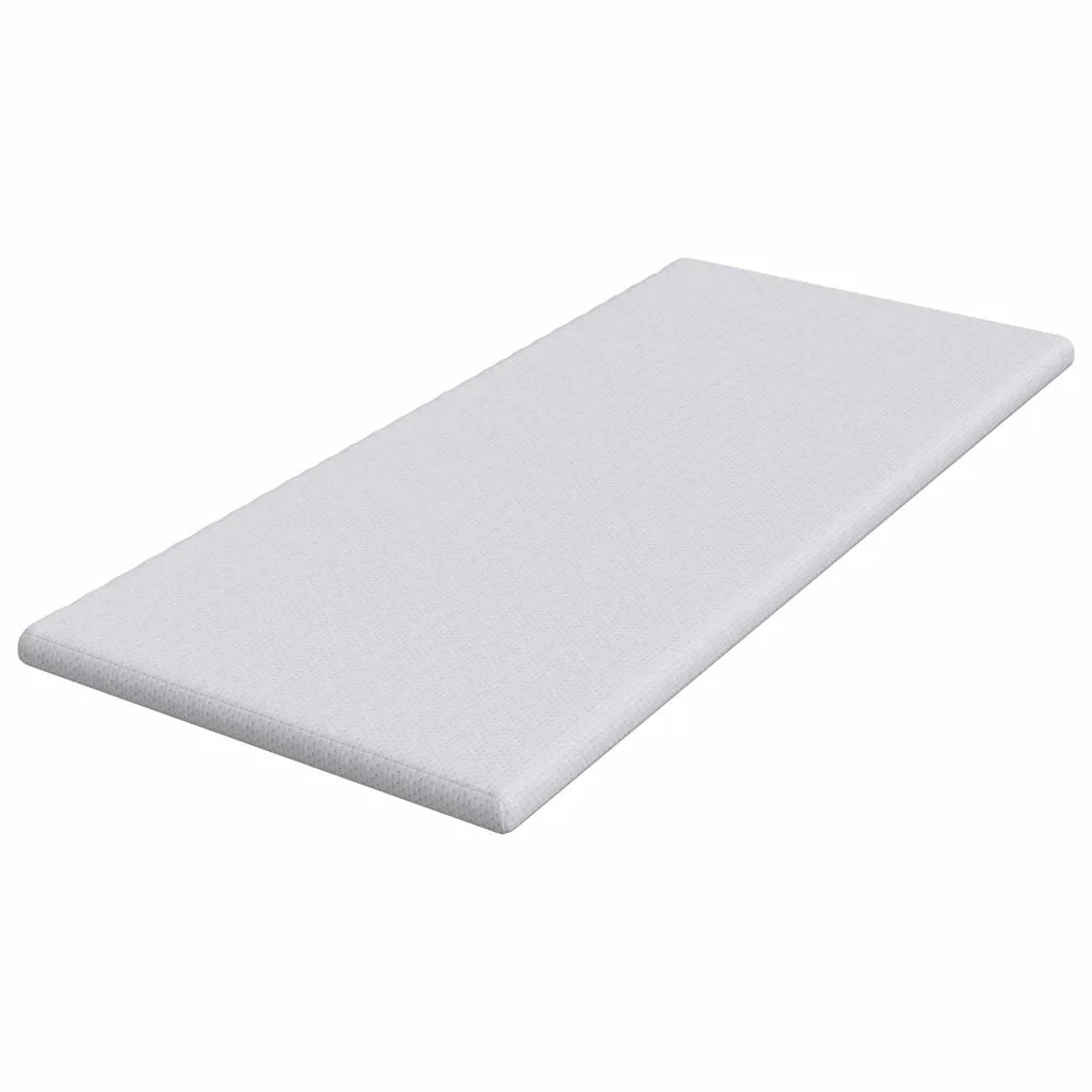 Topper per materasso Bianco 90 x 200 cm Tessuto Jacquard 4106201