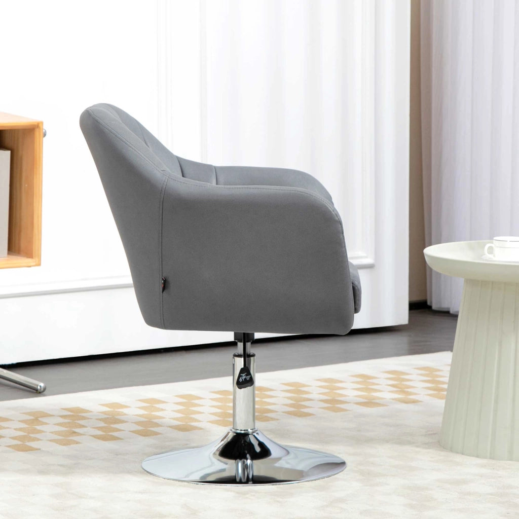 Sedia da ufficio girevole con schienale regolabile ¨C Minimal ¨C Grigio