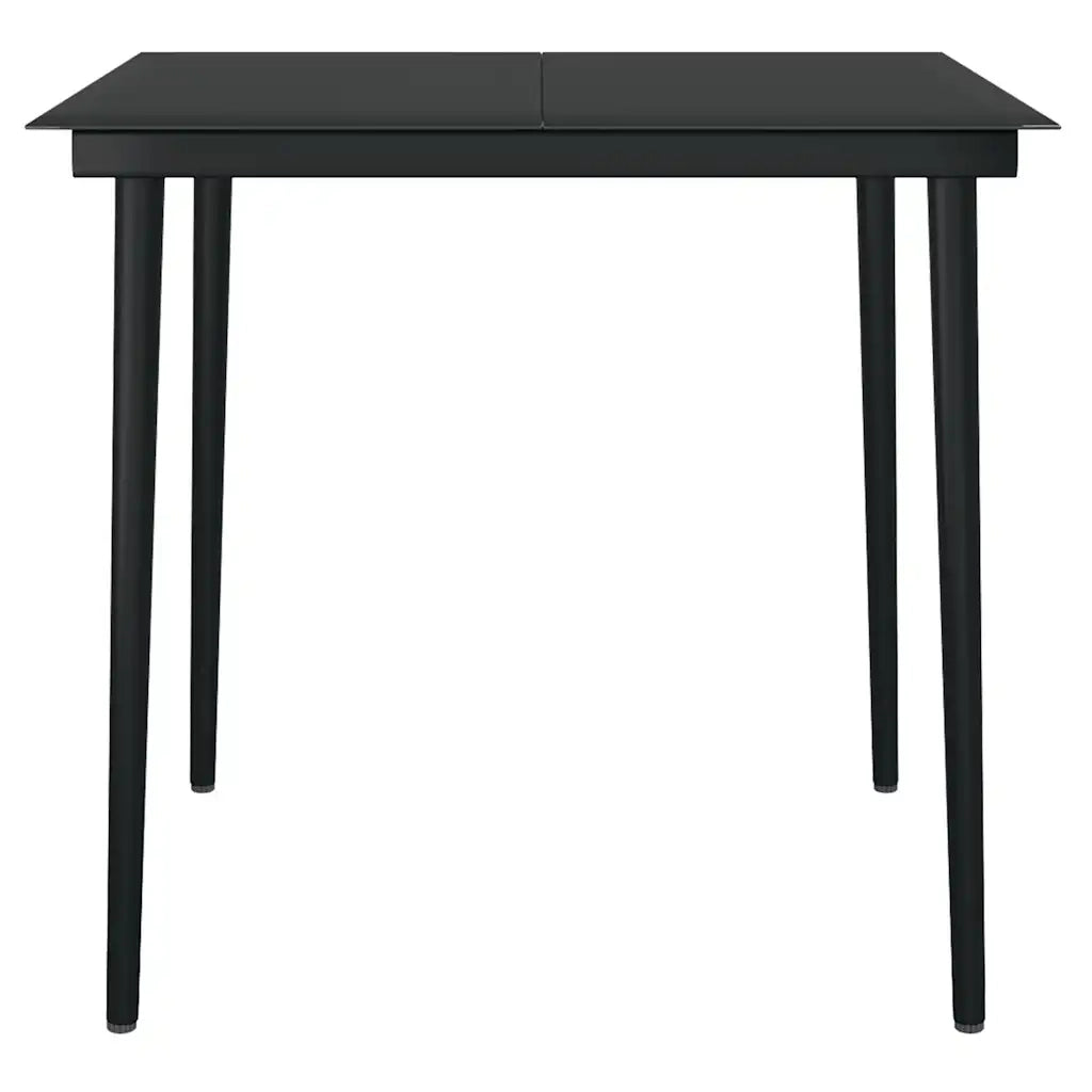 Set da Pranzo da Giardino 3 pz con Cuscini in Polyrattan Vetro 3334478
