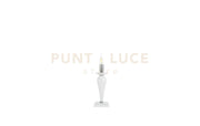 LUME PICCOLO PAGANINI BIANCO CROMO 1 LUCE ATTACCO E14 H.32CM