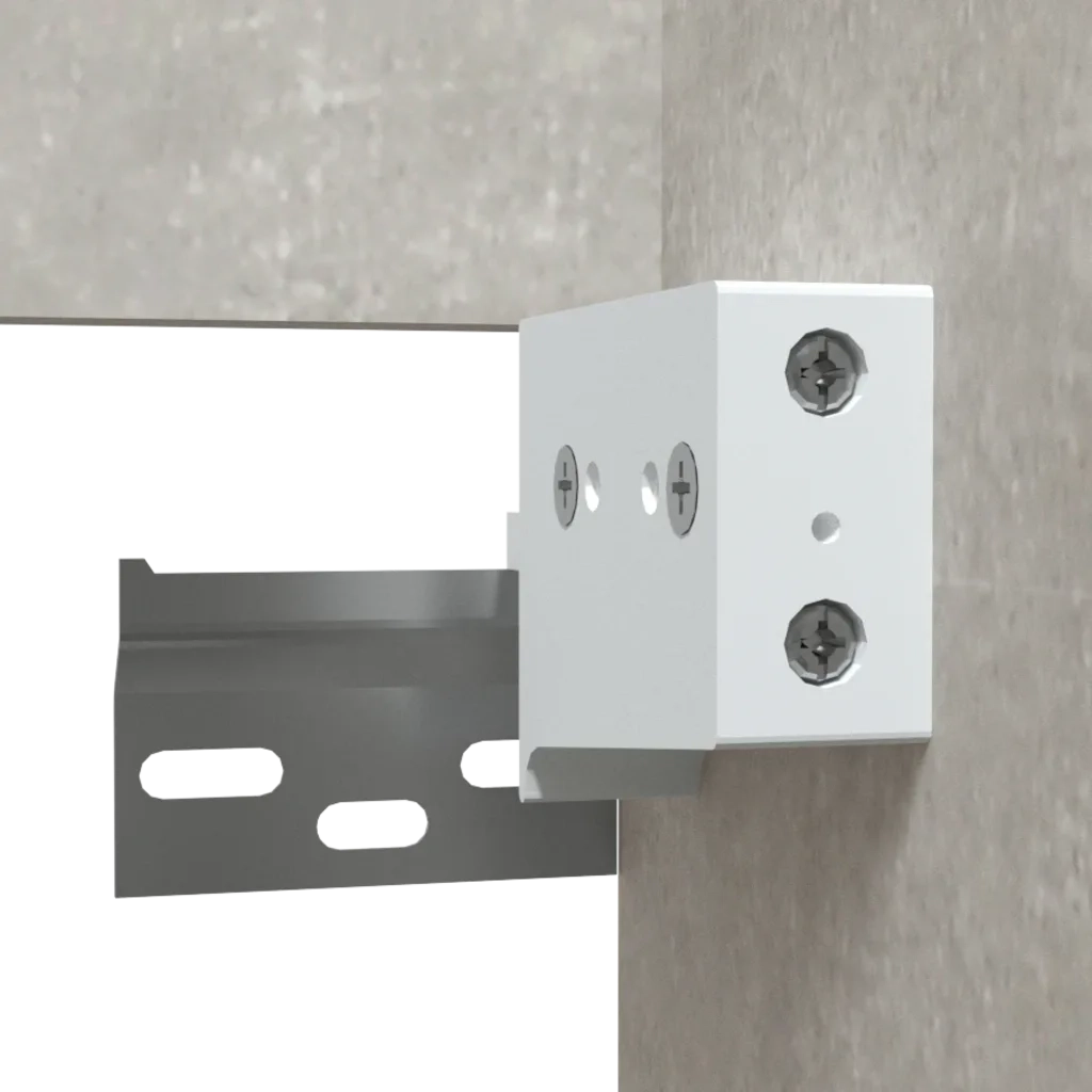 Mobile da Bagno con Specchio Grigio Cemento Legno Multistrato 804867