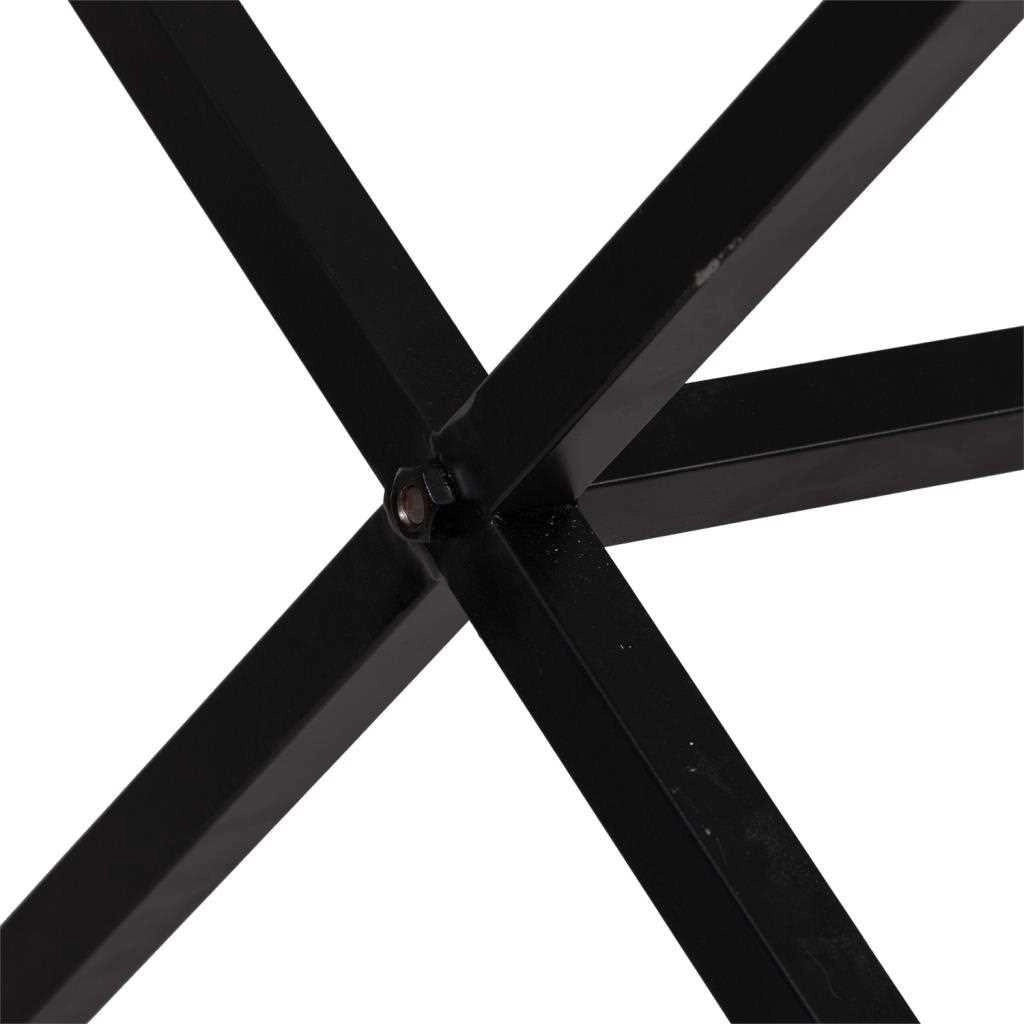 Tavolo in legno e metallo 160x80x80h